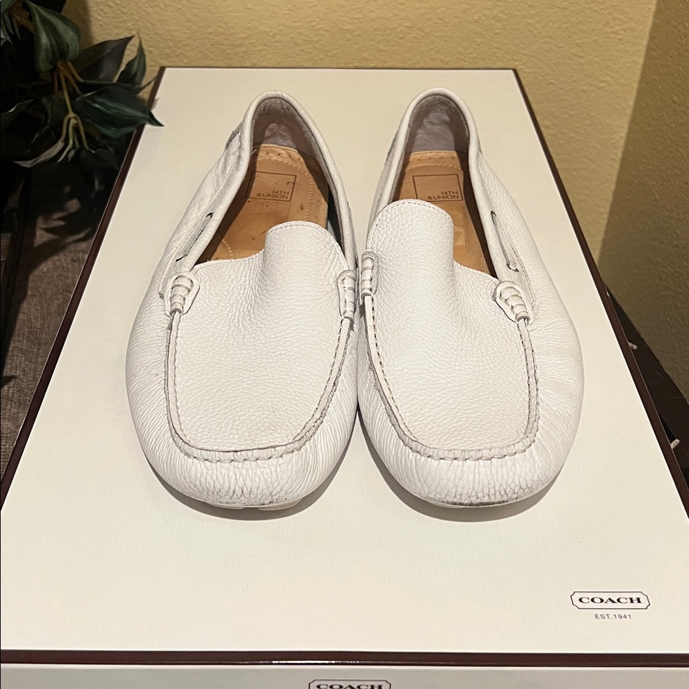 14th & Union White Loafers